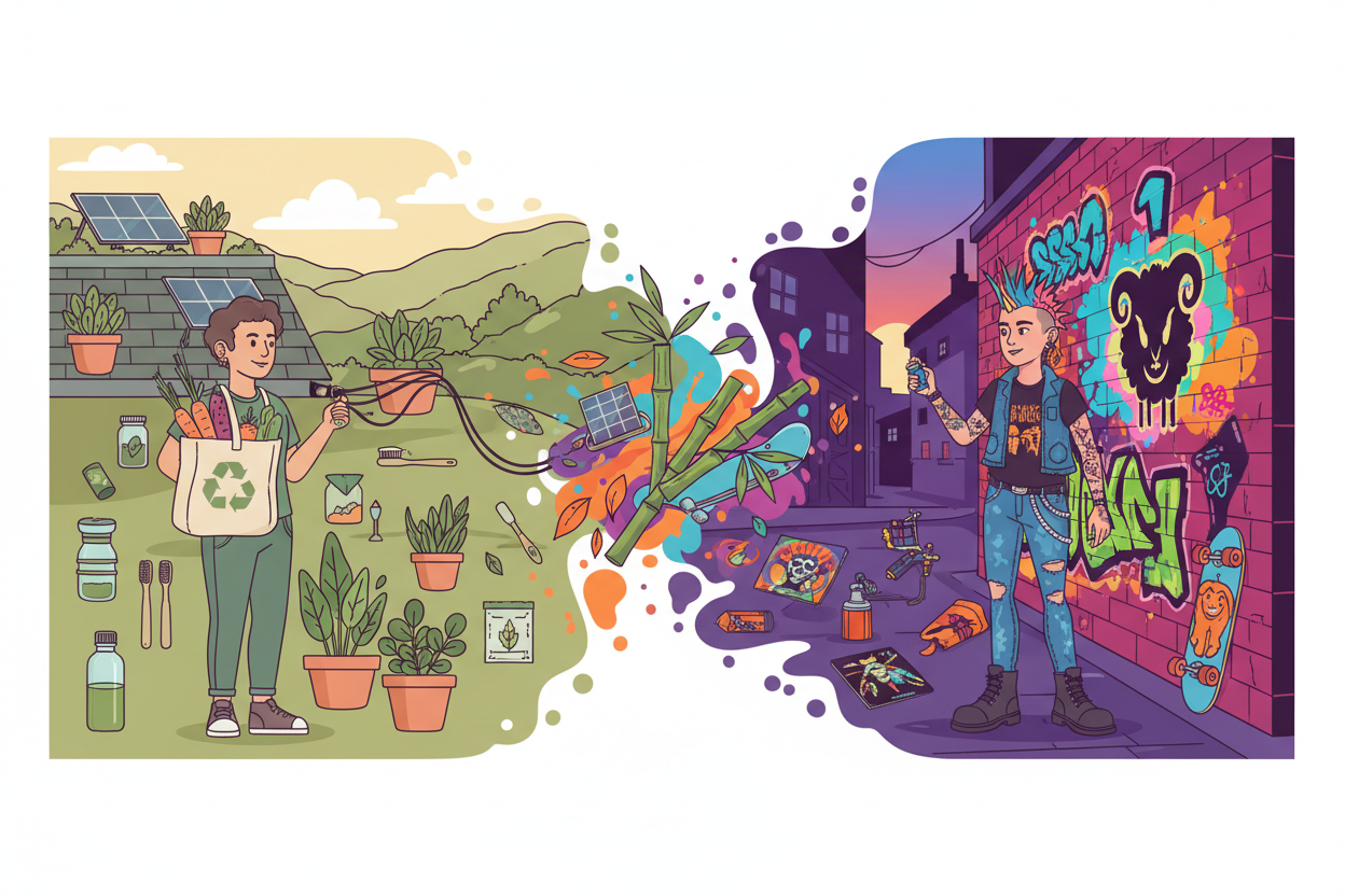 Sustainable Lifestyle or an Unconventional “Black Sheep” Life?