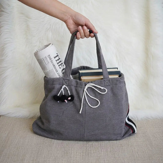 Recycled Vegetable Cloth Bag Dark Grey