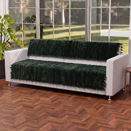 Deep Forest Green Sofa Cover