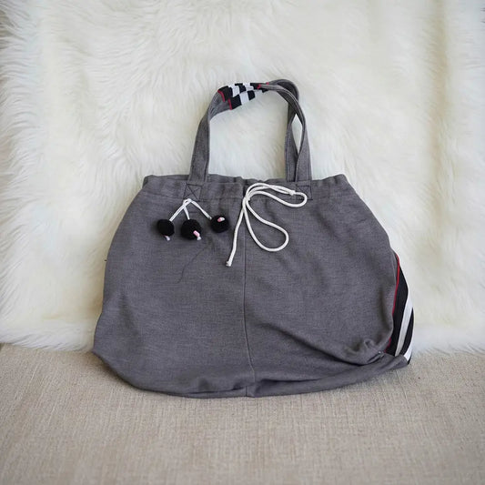 Recycled Vegetable Cloth Bag Dark Grey