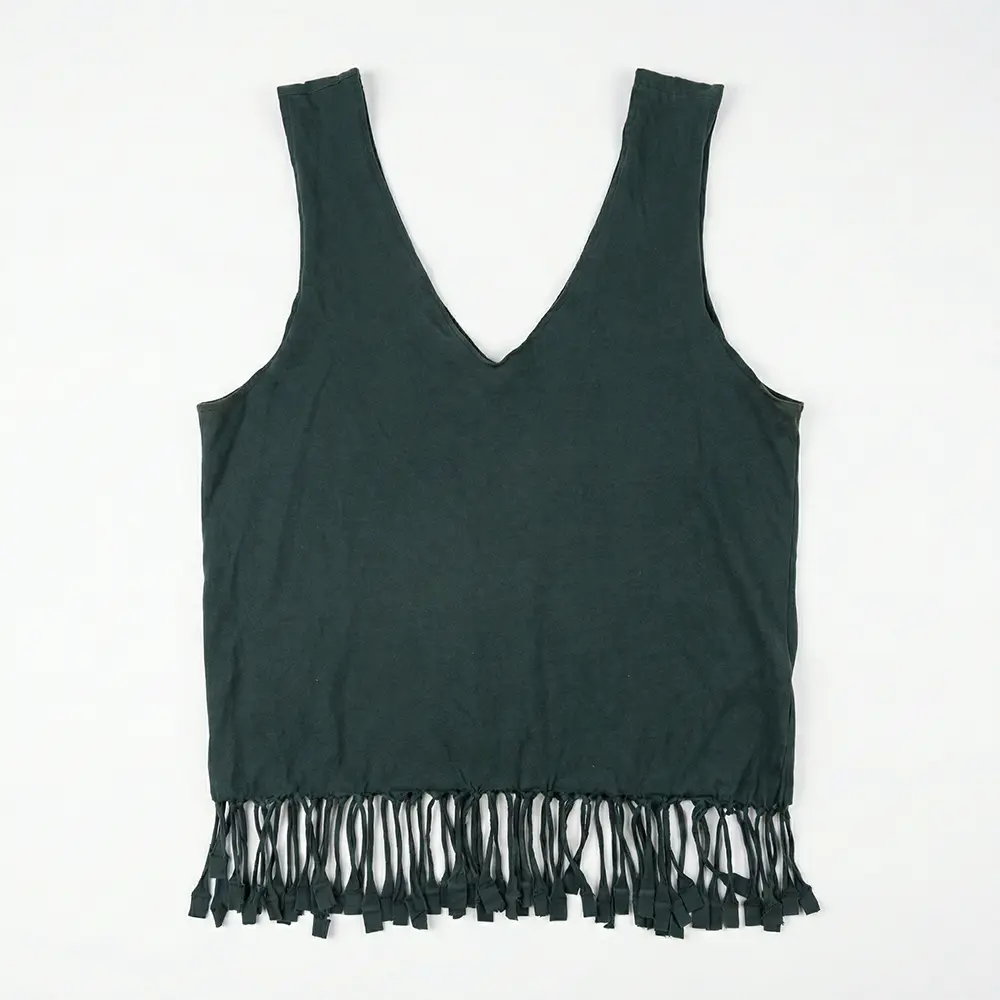 Handcrafted Multipurpose T-Shirt Bag - Bottle Green Dark Green - Recycled