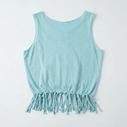 Handcrafted Multipurpose T-Shirt Bag  Light Sky Blue Recycled