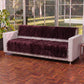 Upcycled Sofa Patti - Tan and Brown Woven Couch Runner