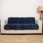 Upcycled Sofa Patti - Navy Blue Shaggy Runner