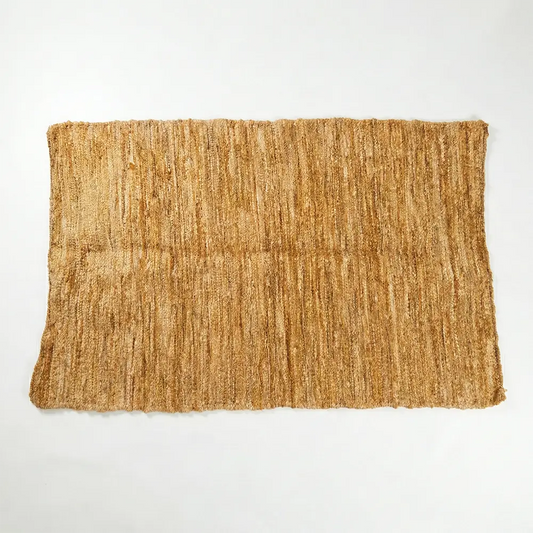 Upcycled Sofa Patti - Natural Tan and Brown Woven Runner