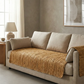 Upcycled Sofa Patti - Natural Tan and Brown Woven Runner