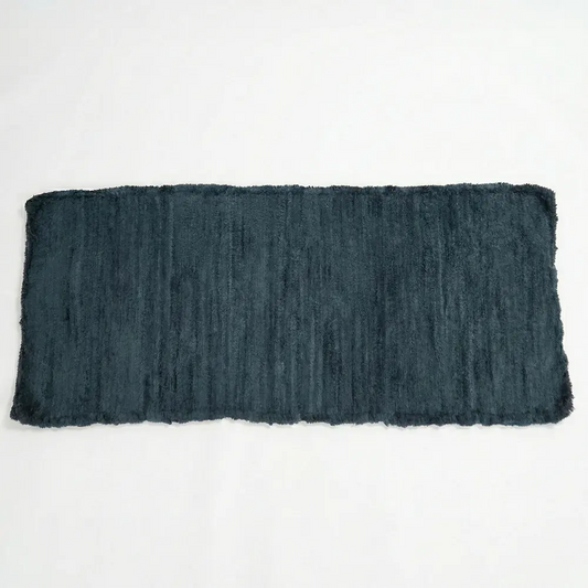 Upcycled Sofa Patti - Midnight Blue Textured Sofa Throw