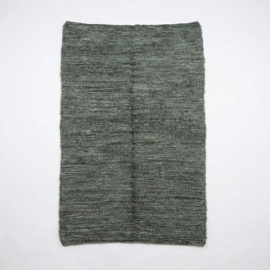 Upcycled Sofa Patti - Deep Green Ribbed Runner