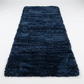 Upcycled Sofa Patti - Navy Blue Shaggy Runner