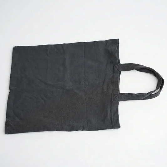 Vegetable Cloth Bag - Plain Charcoal Gray Fabric Tote